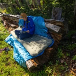 Slaapmatten < Big Agnes Campmeister Deluxe Geïsoleerd Slaapmatje - Extra Wide Long | deep lichen green