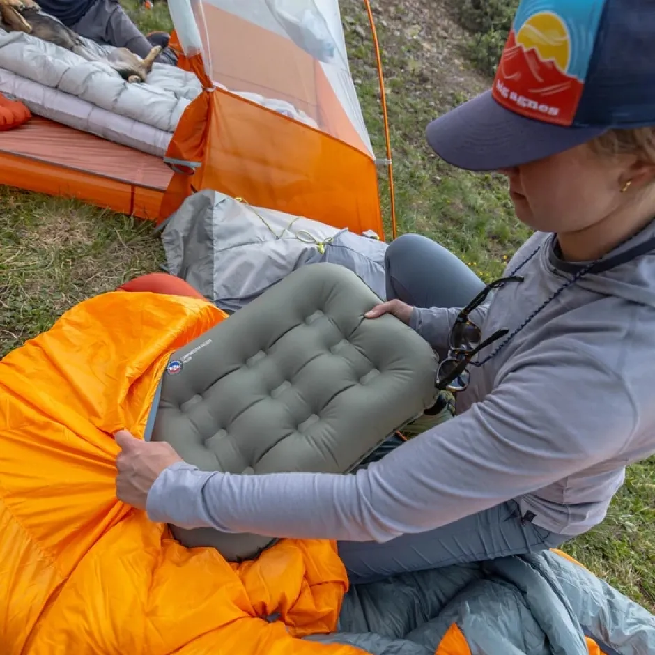 Slaapzakken < Big Agnes Campmeister Deluxe Kussen - gibraltar sea