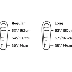 Slaapzakken < Big Agnes Fly Creek UL 25° Slaapzak - Lang - Zip Mid - asphalt/royal purple