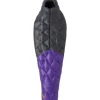 Big Agnes Fly Creek UL 25° Slaapzak - Regular - Zip Mid - asphalt/royal purple