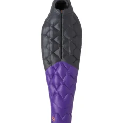 Big Agnes Fly Creek UL 25° Slaapzak - Regular - Zip Mid - asphalt/royal purple