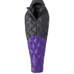 Big Agnes Fly Creek UL 25° Slaapzak - Regular - Zip Mid - asphalt/royal purple