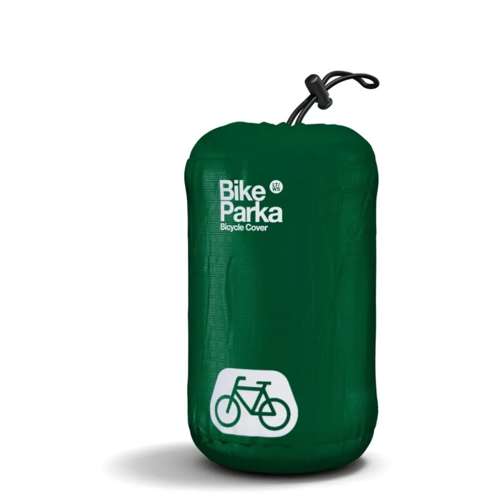 BikeParka Longtail Beschermhoes voor Fiets met fietsstoeltje voor kinderen - Forest Green - 210x130cm