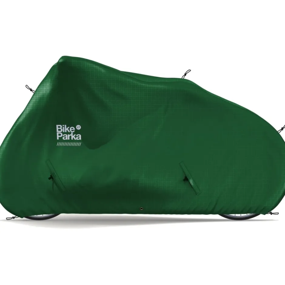 Fietshoezen < BikeParka Longtail Beschermhoes voor de Fiets - Forest Green - 210x130cm