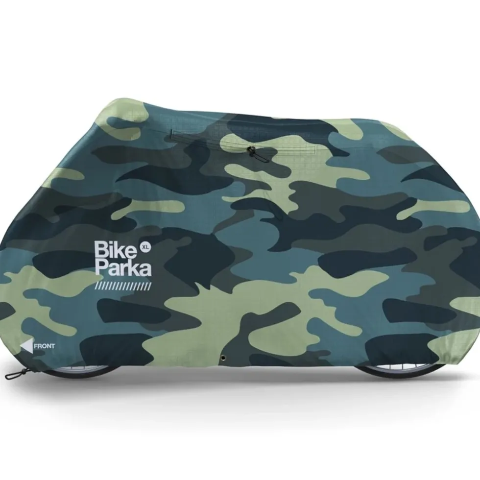 BikeParka XL Beschermhoes voor de fiets - Camouflage - 225x140cm