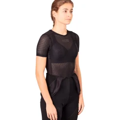 Bioracer Breeze Baselayer met korte mouwen Dames - zwart