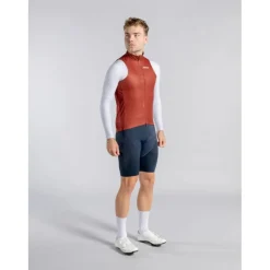 Bioracer Icon Fietsvest heren - terra cotta