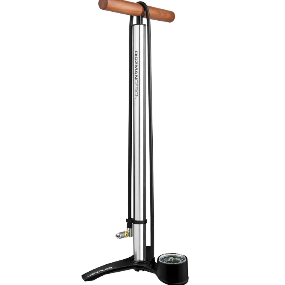 Birzman The Pump Helix Floor Pump - zilver