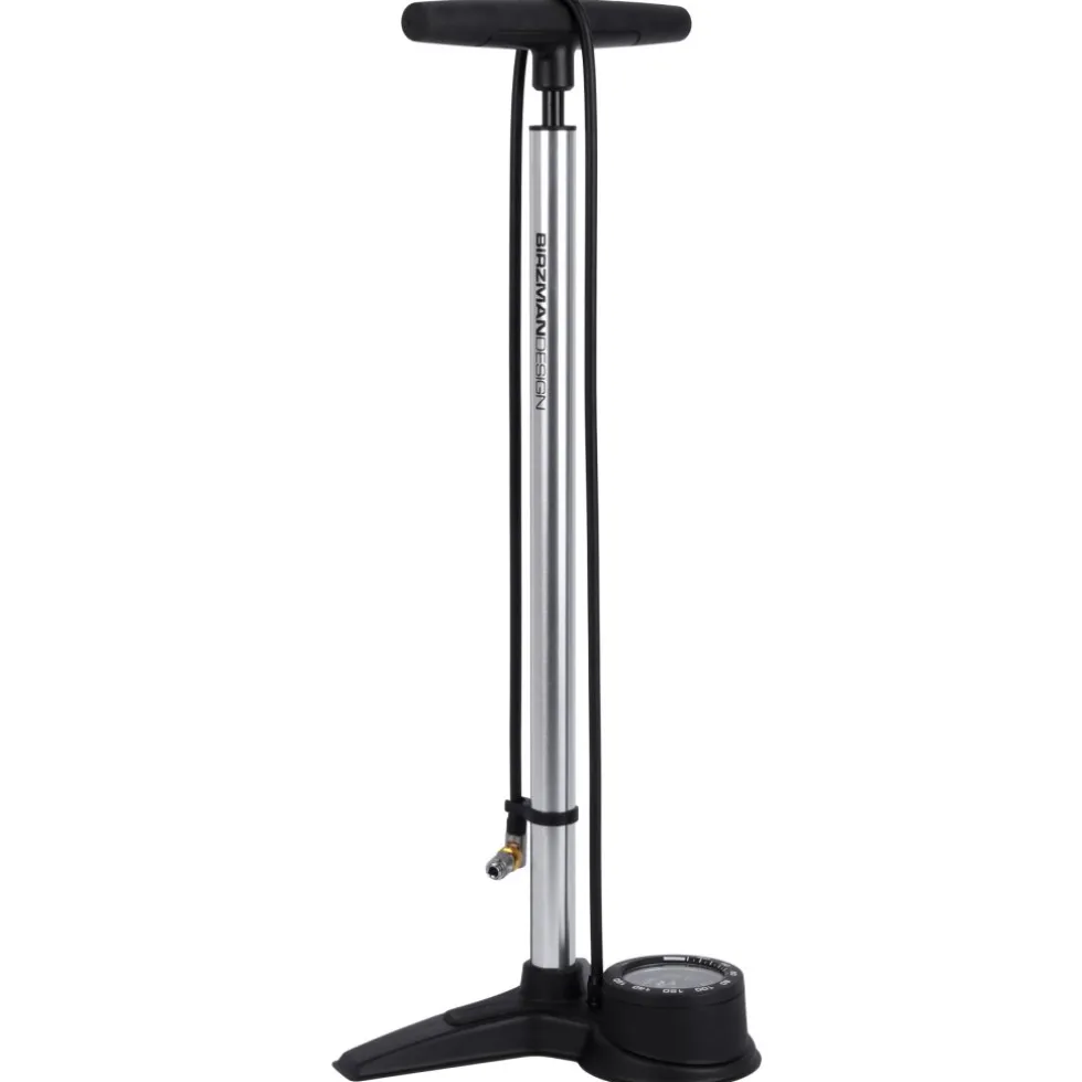Birzman The Pump Helix II Floor Pump - silver
