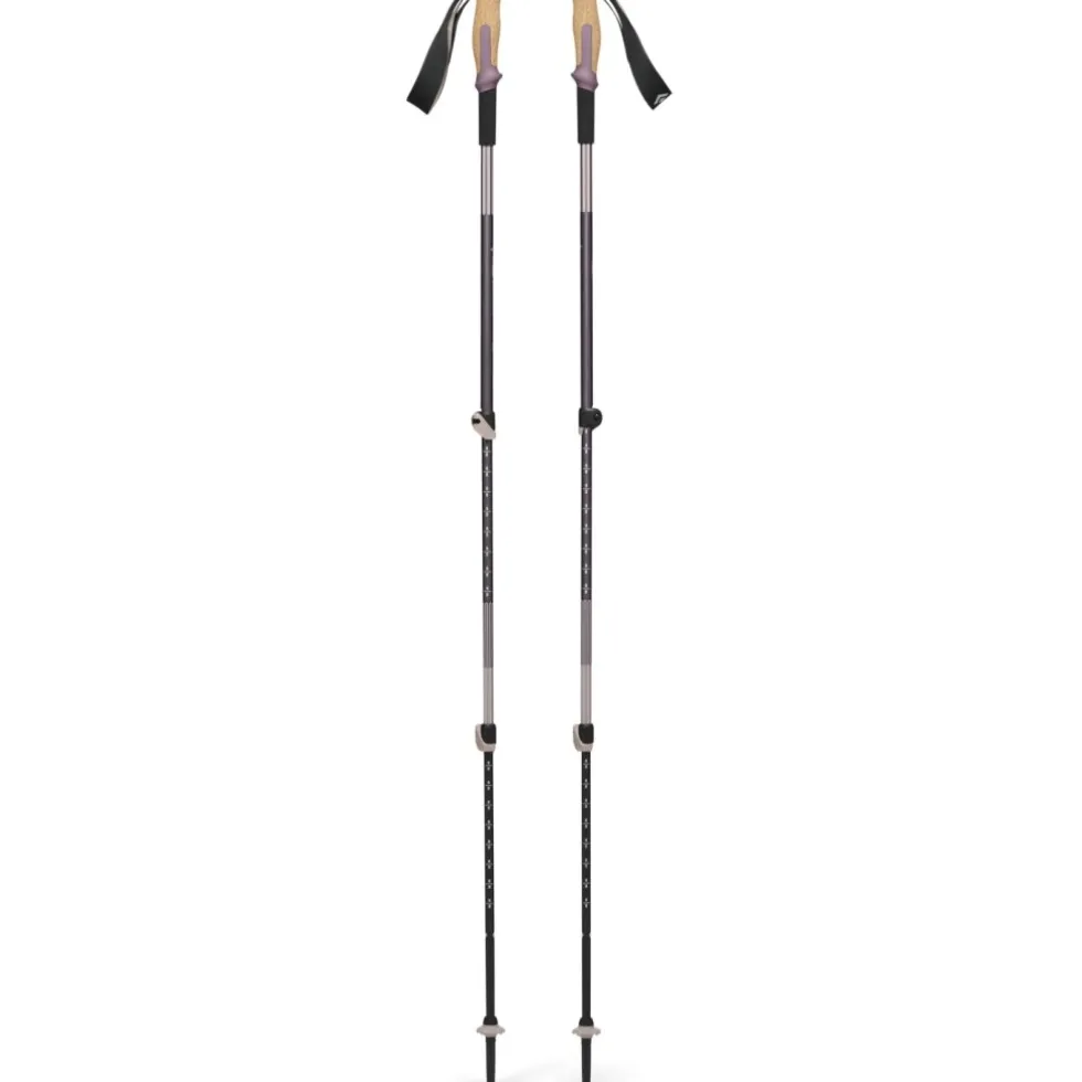 Black Diamond Trail Vista Shock Trekkingstokken (paar) - Dark Mauve