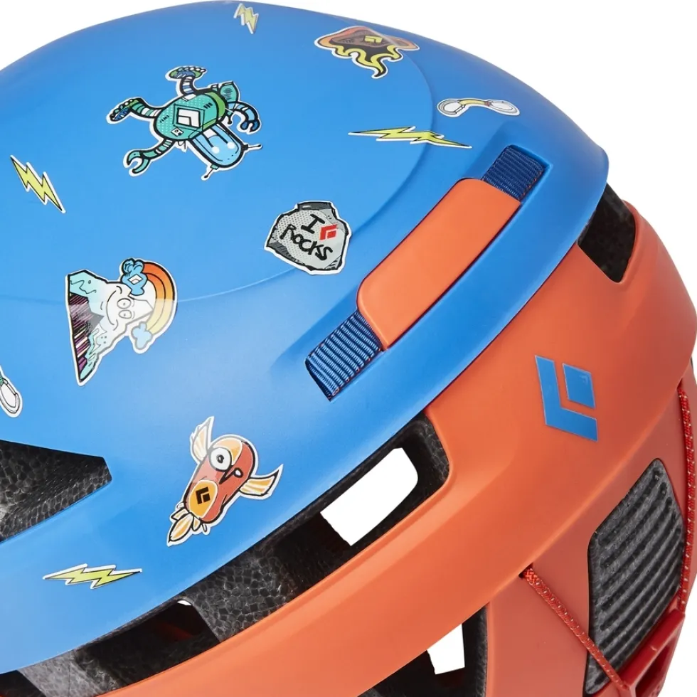 Black Diamond Capitan Kid's Kinder Klimhelm + Fietshelm - Ultra Blue-Persimmon