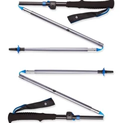 Wandel- & Trailrunning-Stokken < Black Diamond Distance FLZ Trekking / Running Poles Trekkingstokken (Paar) - Pewter