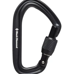Karabijnhaken < Black Diamond HotForge Screwgate Carabiner - Black