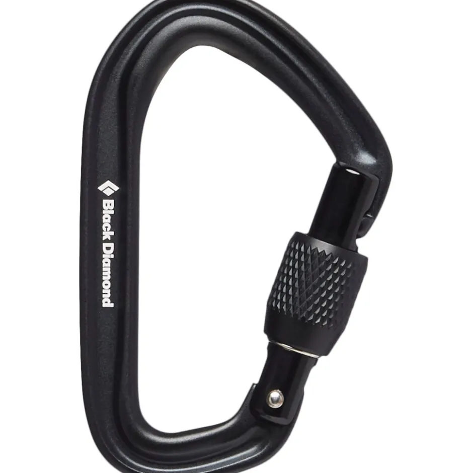 Karabijnhaken < Black Diamond HotForge Screwgate Carabiner - Black
