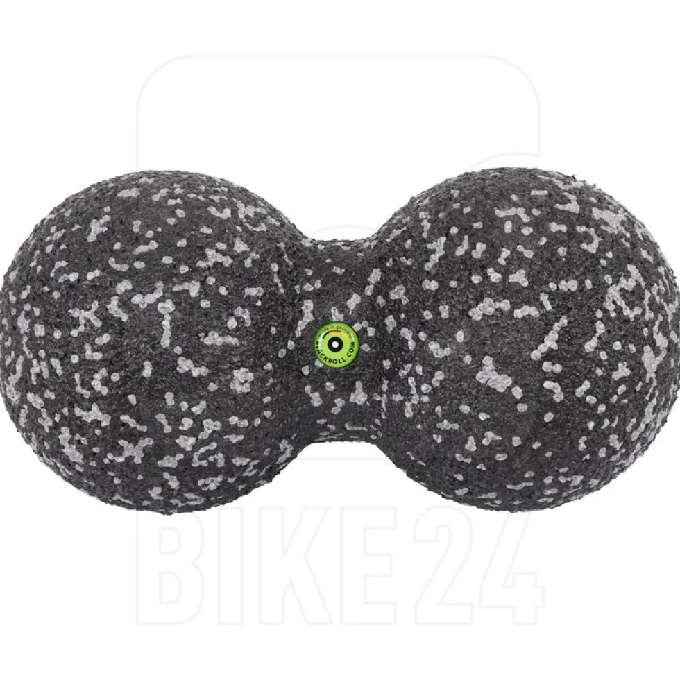 BLACKROLL DuoBall 12 cm - Fascia-Bal - zwart/grijs