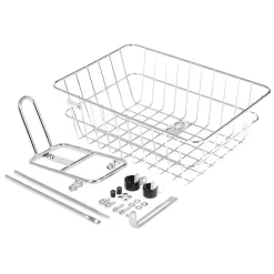 Bagagedragers < BLB Rack & Basket Combo Bagagedrager Voor & Mand Set - chroom