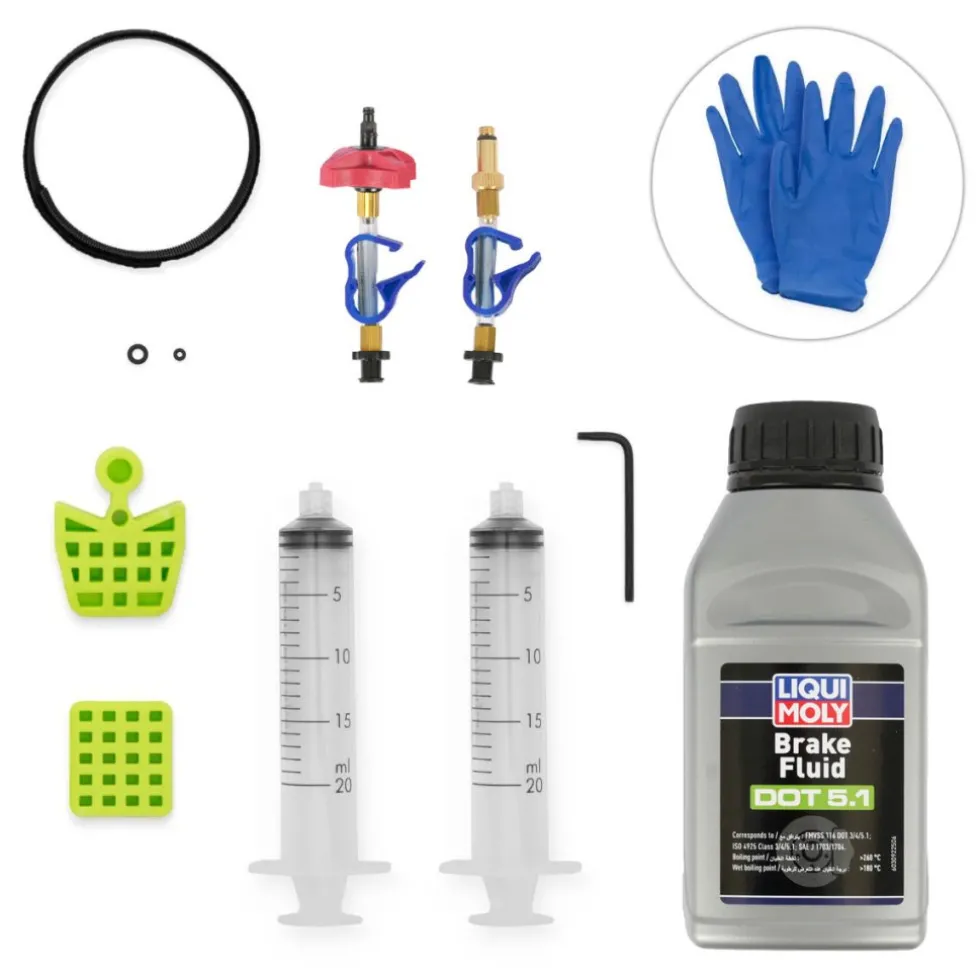 BLEEDKIT.COM Premium Edge DOT Edition Bleedkit for SRAM Hydraulic Brakes as of 2017