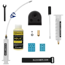 BLEEDKIT.COM Premium Road Gold Edition Bleeding Kit including Gold Oil for hydraulic Shimano Road Bike Brakes