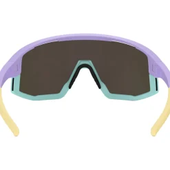 Bliz Fusion Bril - Matt Pastel Purple Yellow Logo - Brown Pink Multi