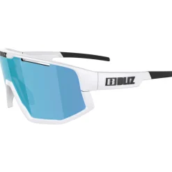 Alpine & Skibrillen < Bliz Fusion Small Bril - Matt White - Brown Blue Multi