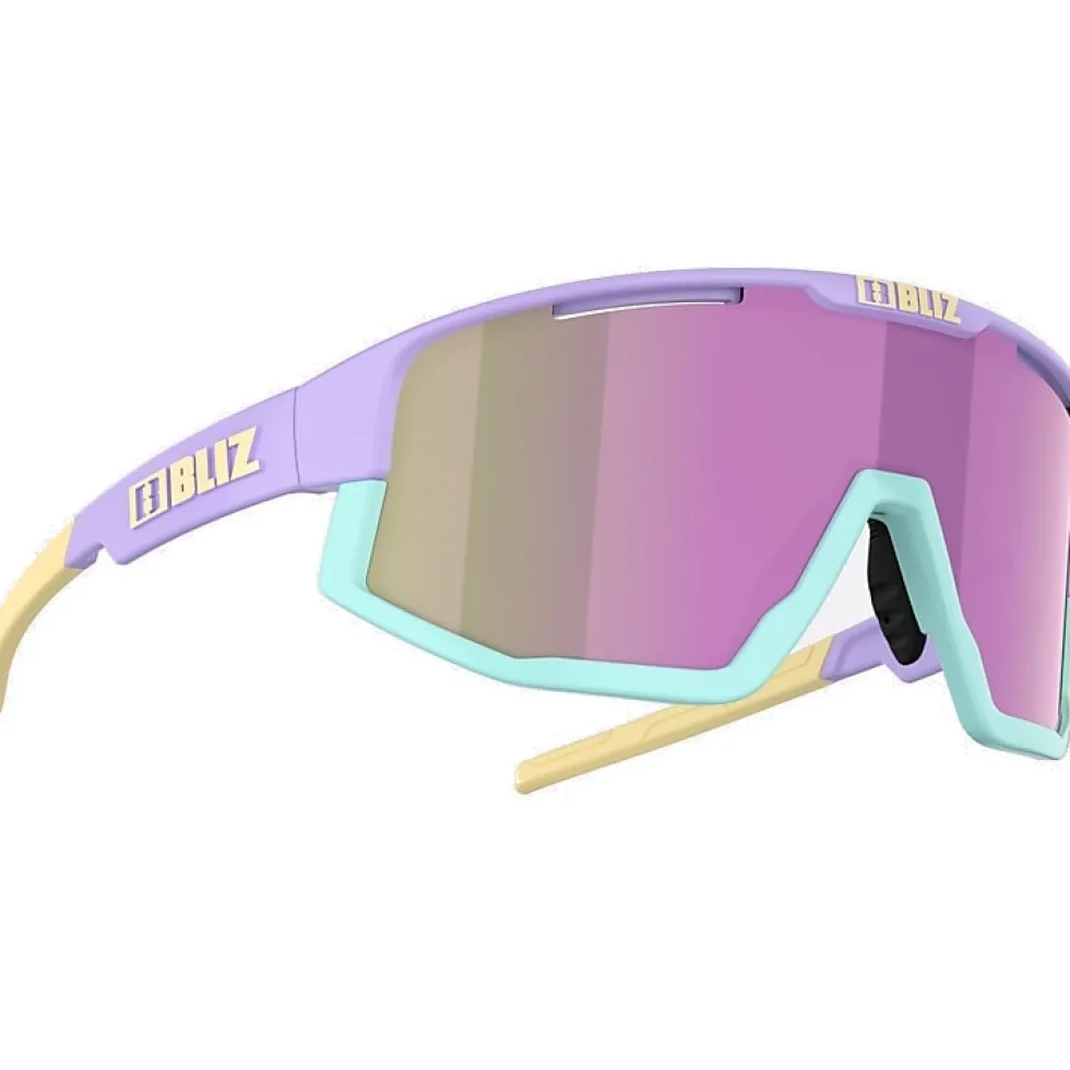 Bliz Fusion Small Bril - Matt Pastel Purple - Brown Pink Multi