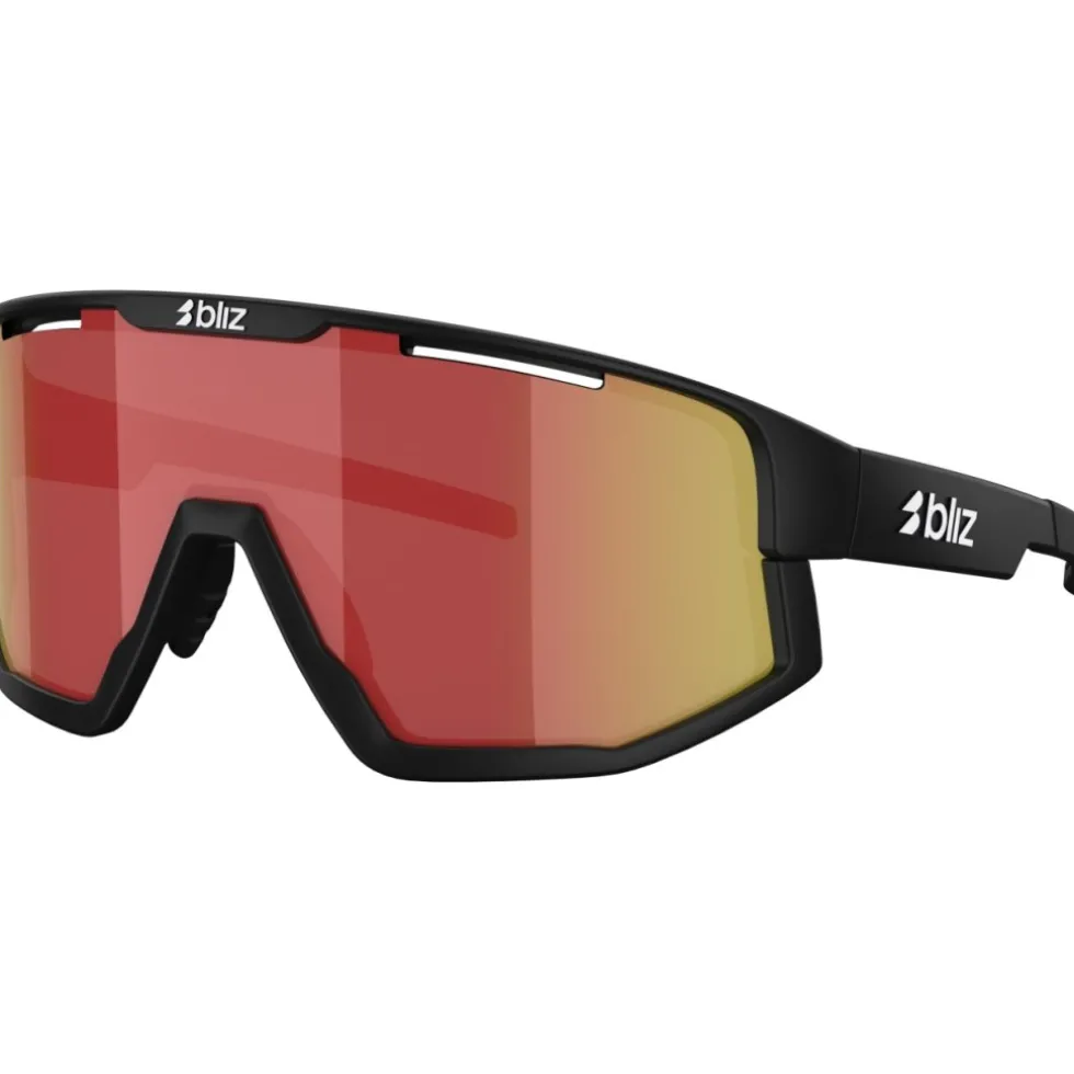 Bliz Vision Bril - Matt Black - Brown Red Multi