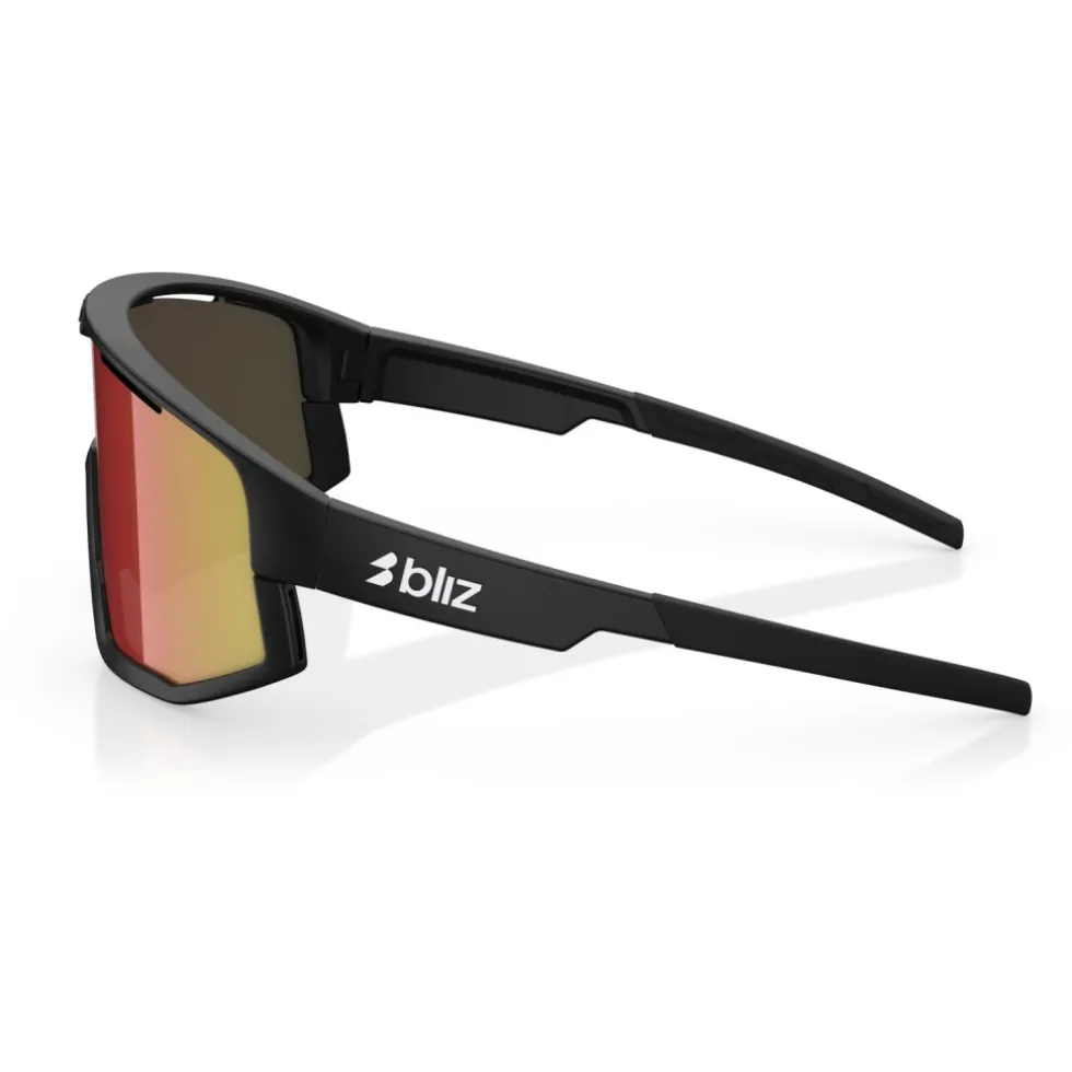 Bliz Vision Bril - Matt Black - Brown Red Multi