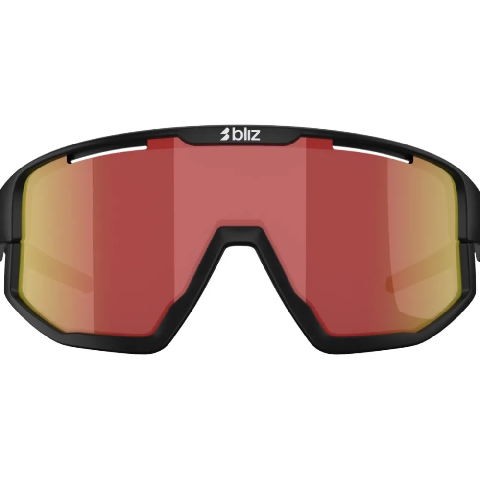 Bliz Vision Bril - Matt Black - Brown Red Multi