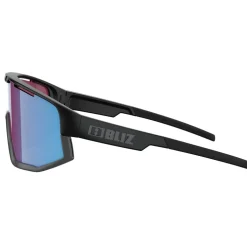 Bliz Vision Bril - Matt Black - Nordic Light Begonia Violet/Blue Multi