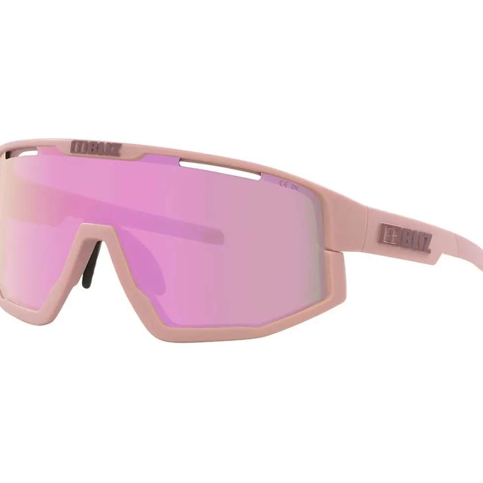 Bliz Fusion Small Bril - Matte Pink - Brown Pink Mirror