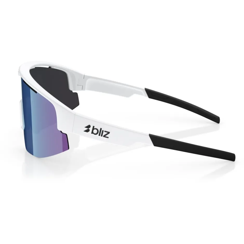 Mtb-Brillen|Racefietsbrillen < Bliz Matrix Brillen - Shiny White - Smoke Blue Multi