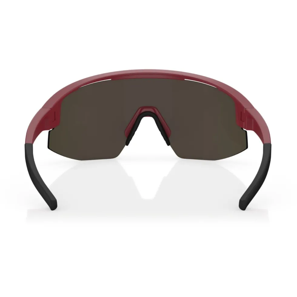 Bliz Matrix Small Brillen - Matt Wine Red - Brown Rose Multi