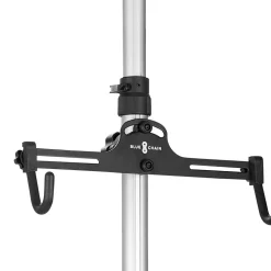 BLUECHAIN Fietshouder Vloer / Plafond voor 2 Wielen - aluminium/zwart