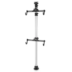 BLUECHAIN Fietshouder Vloer / Plafond voor 2 Wielen - aluminium/zwart