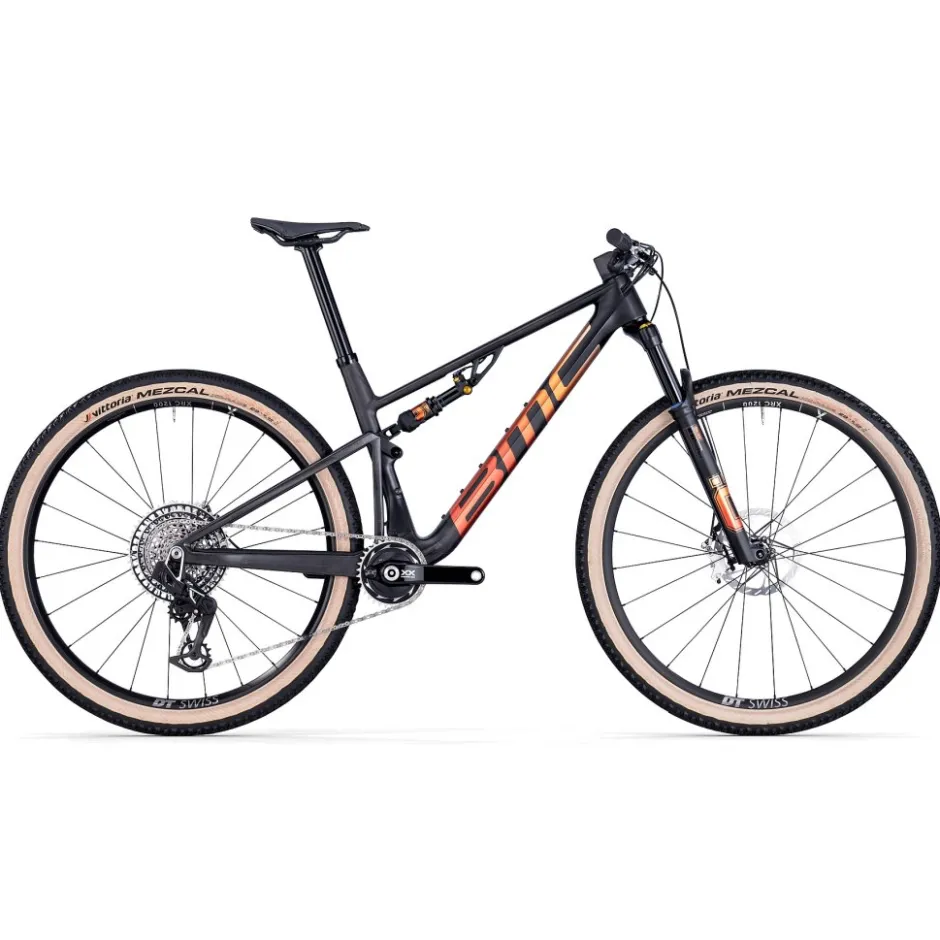 Mtb Full Suspension|Crosscountry Mountainbikes < BMC FOURSTROKE R 01 ONE - 29" Carbon ountainbike - 2026 - carbon / red / orange