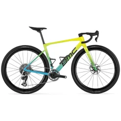 Race Gravelbikes < BMC KAIUS 01 ONE - Carbon Gravel Bike - 2026 - Acid Yellow / River Blue