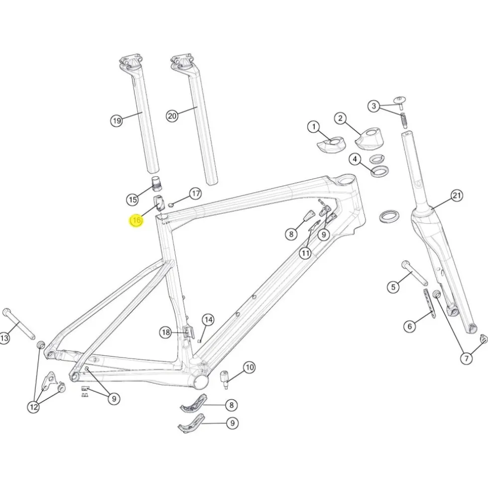 BMC Seatpost Clamp #18 for Roadmachine 01/02 - 300705