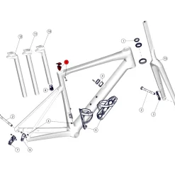 BMC Seatpost Clamp for Teammachine SLR01 / SLR (MY 2021) - 30000702