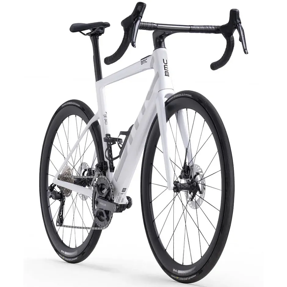 Elektrische Fietsen|Elektrische Racefietsen < BMC TEAMMACHINE 01 AMP TWO - Elektrische Racefiets - 2027 - metallic white