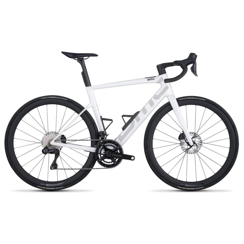 Elektrische Fietsen|Elektrische Racefietsen < BMC TEAMMACHINE 01 AMP TWO - Elektrische Racefiets - 2027 - metallic white