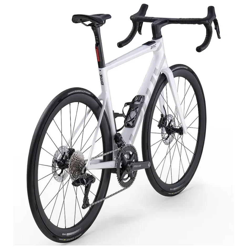Elektrische Fietsen|Elektrische Racefietsen < BMC TEAMMACHINE 01 AMP TWO - Elektrische Racefiets - 2027 - metallic white