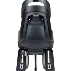 Bobike GO Fietsstoeltje voor Kinderen met Ligpositie - Bagagedrager-Bevestiging - Urban Black
