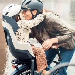 Bobike GO MIK HD Fiets-Kinderzitje - bagagedrager bevestiging - Marsmallow Mint