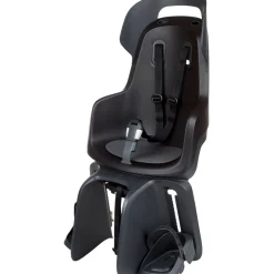 Bobike GO MIK HD Fiets-Kinderzitje - bagagedrager bevestiging - Urban Black