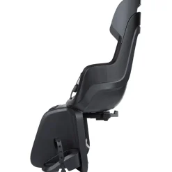 Bobike GO MIK HD Fiets-Kinderzitje - bagagedrager bevestiging - Urban Black