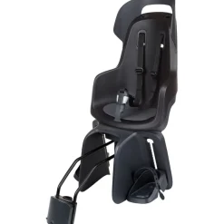 Bobike GO 1P Fiets-Kinderzitje met Ligpositie - Montage Frame - Urban Black