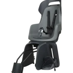 Kinderzitjes < Bobike GO 1P Fiets-Kinderzitje met Ligpositie - Montage Frame - Macaron Grey