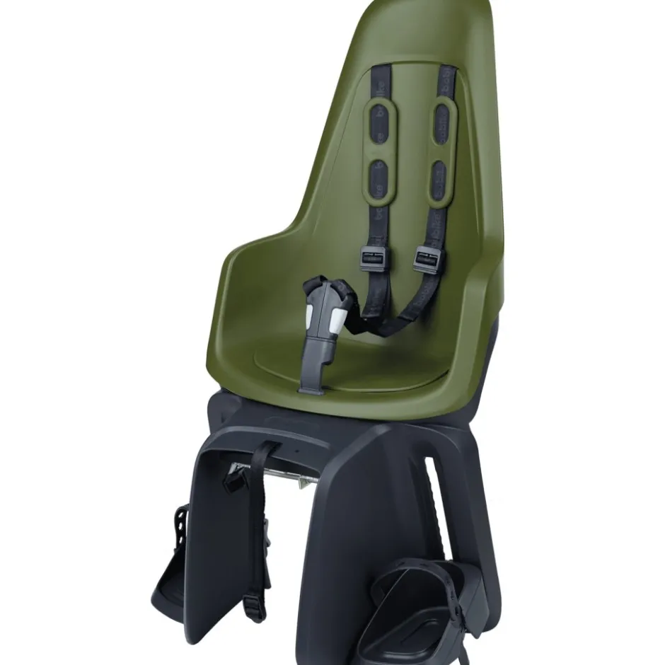 Kinderzitjes < Bobike ONE maxi Fietsstoeltje voor Kinderen - Bagagedrager-Bevestiging - Olive Green