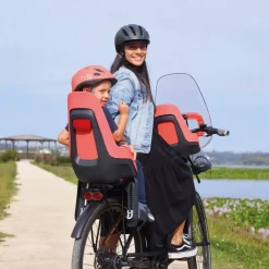 Kinderzitjes < Bobike ONE maxi Fietsstoeltje voor Kinderen - Bagagedrager-Bevestiging - Flamingo