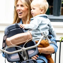 Kinderzitjes < Bobike ONE mini Eco Fietsstoeltje voor Kinderen - Eco Black